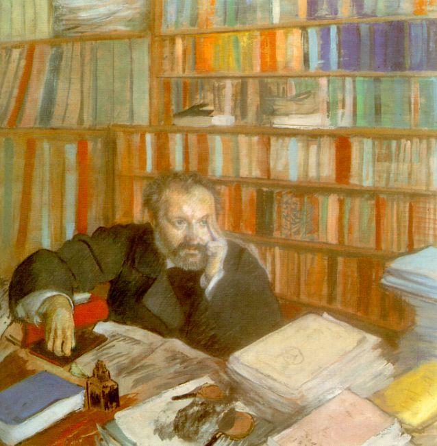 Edgar Degas Edmond Duranty oil painting image